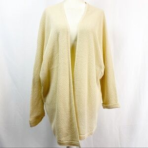 Hoity Toity Women Creme Cardigan Open Front